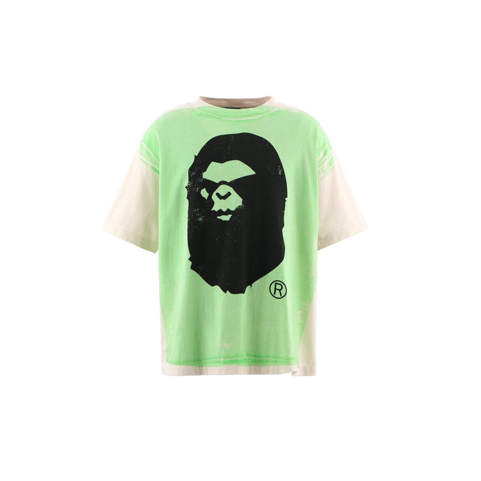 SAINT Mxxxxxx x BAPE / BAPE_SS TEE_HANDPRINT